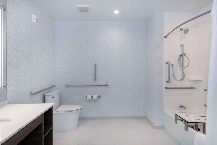 1 King Bed with Walk in Shower (2 of 8)