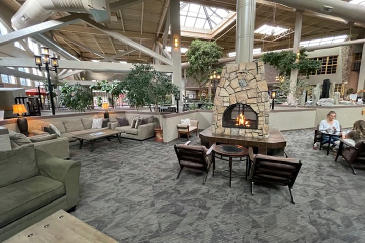 Lobby sitting area