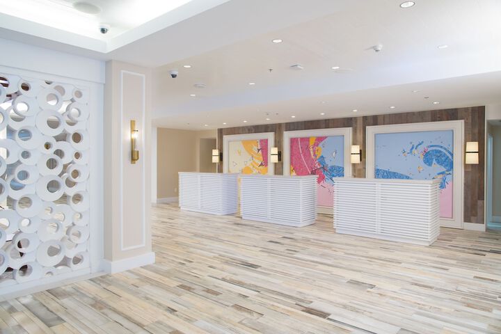 Interior entrance