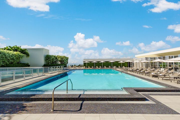 Rooftop pool