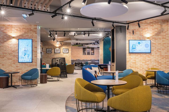 Lobby sitting area