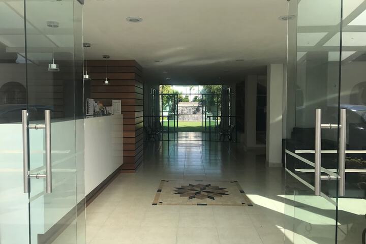 Interior entrance