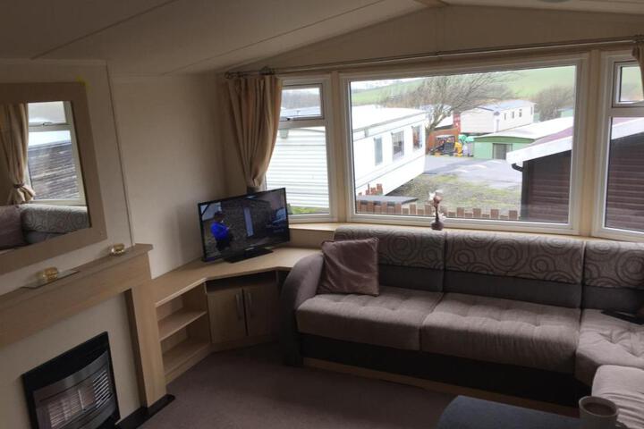 Exterior of Sea retreat caravans