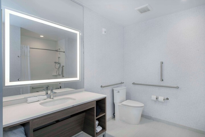 1 King Bed with Walk in Shower (8 of 8)