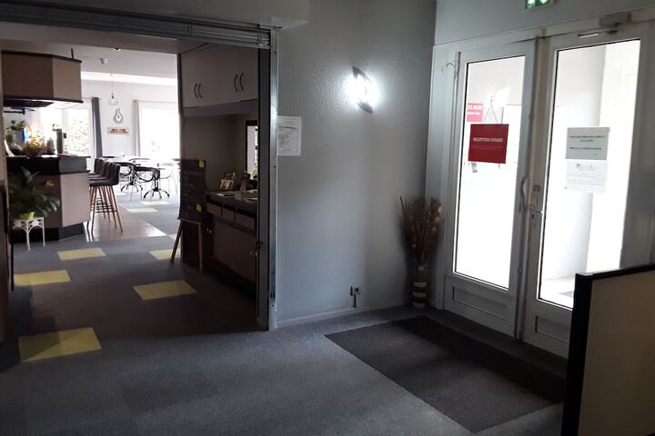 Interior entrance