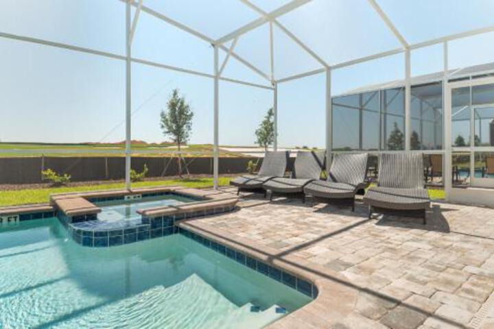 Dream Holiday House Luxury 9 Bedrooms Pool Villa Close to Disney 751PBD in Kissimmee, FL