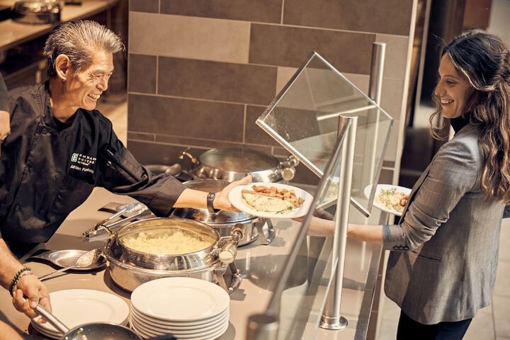 Breakfast buffet