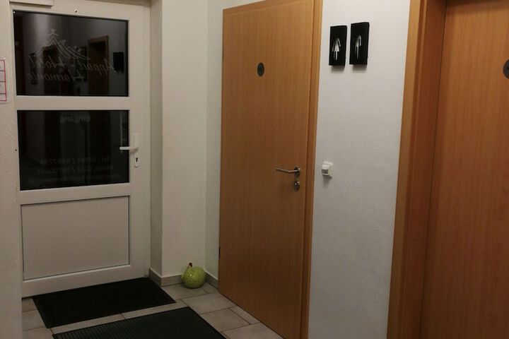 Interior entrance