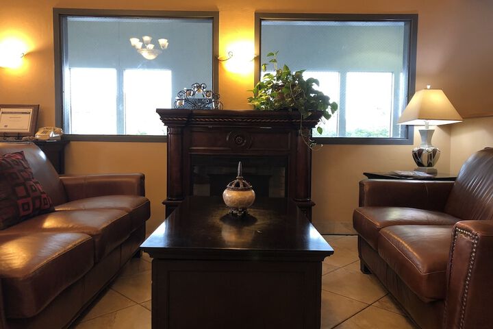 Lobby sitting area