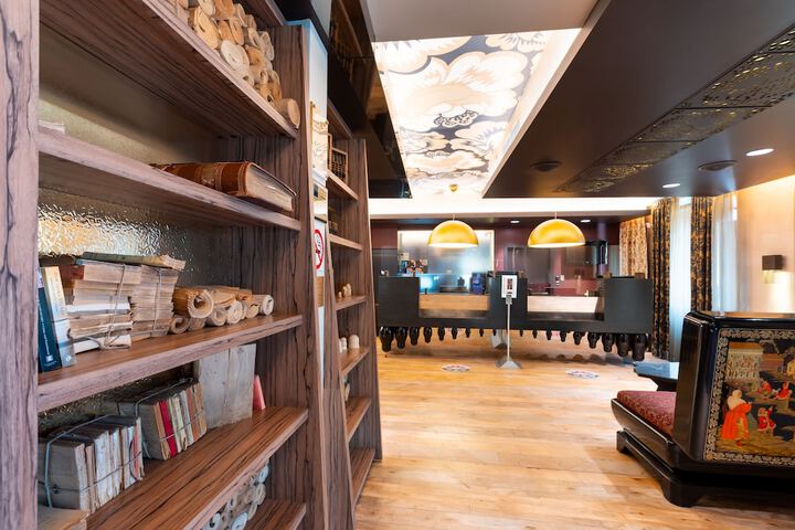 Interior entrance