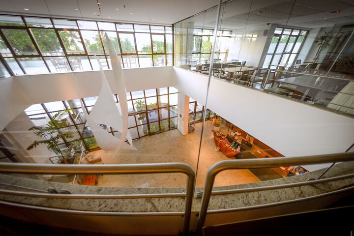 Interior entrance