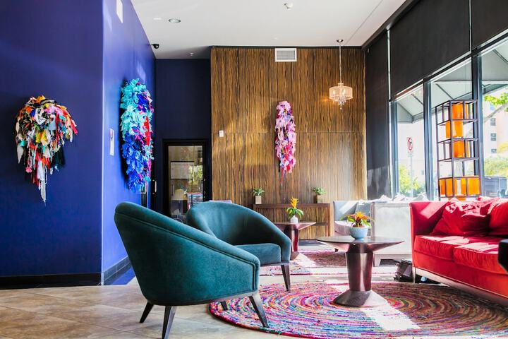 Lobby sitting area
