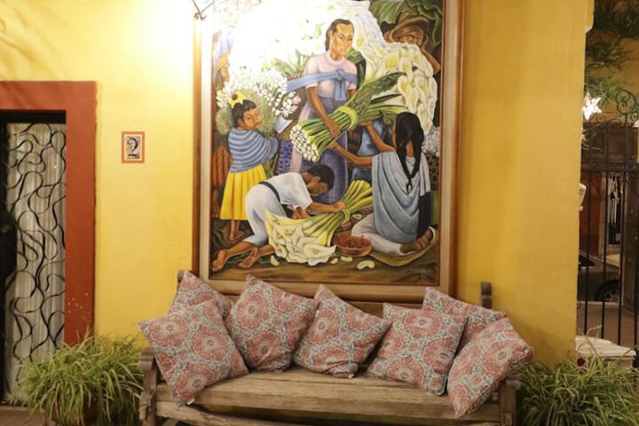 Interior entrance