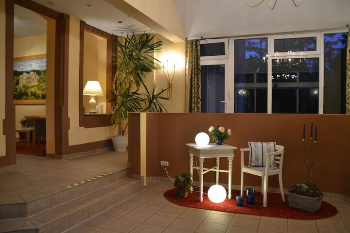 Interior entrance