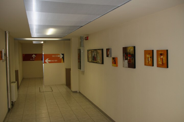 Interior entrance