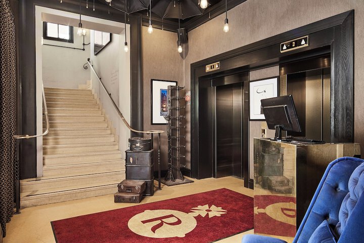 Interior entrance