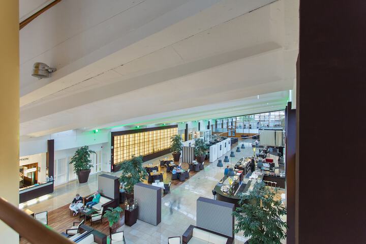 Interior entrance