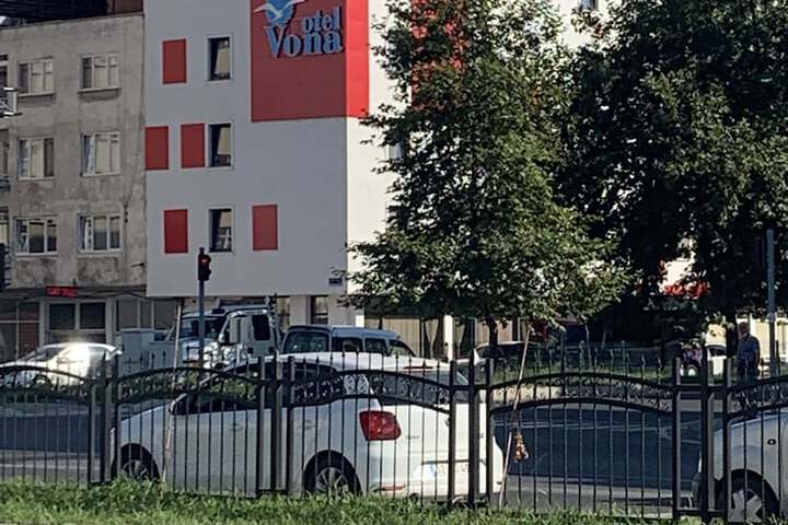 Outside Hotel