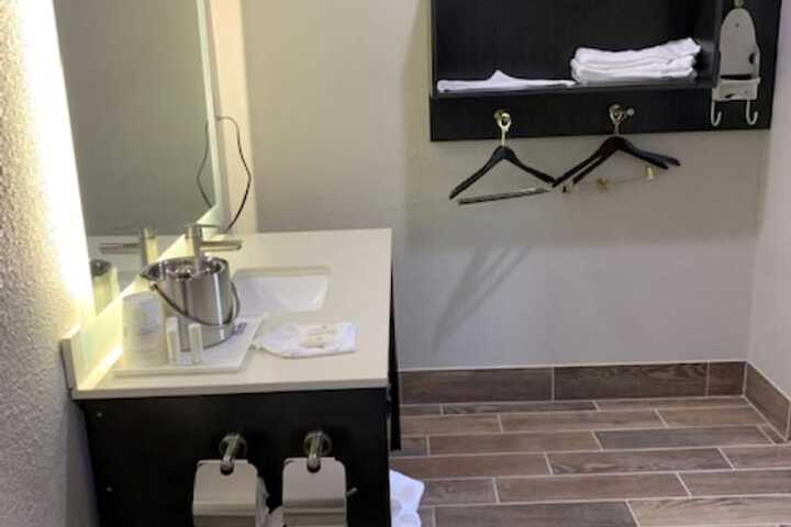 1 King Bed Mobility Accessible Roll in Shower (2 of 12)