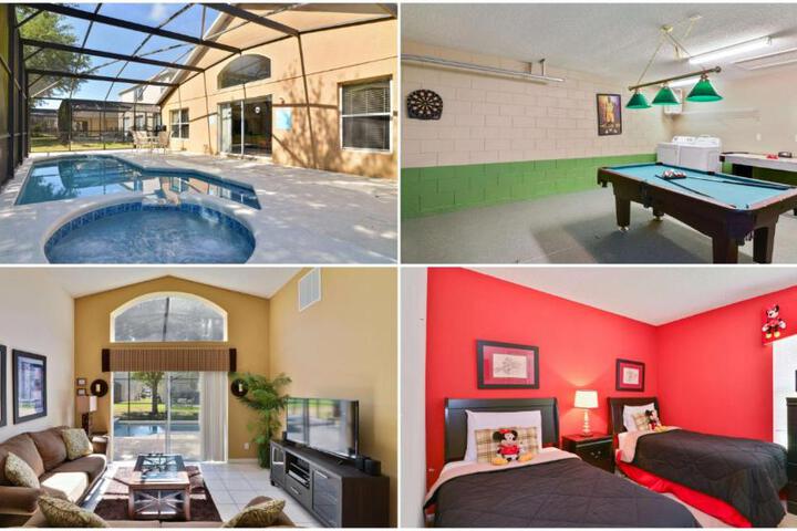 Shooting Star - Family friendly 4 bed pool home on Emerald Island Resort - close to Disney World! in Kissimmee, FL