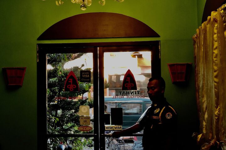 Interior entrance