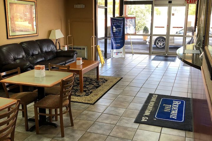 Lobby sitting area