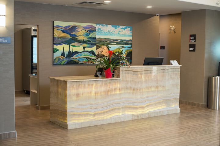 Interior entrance
