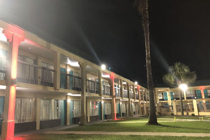 Front of property - evening/night
