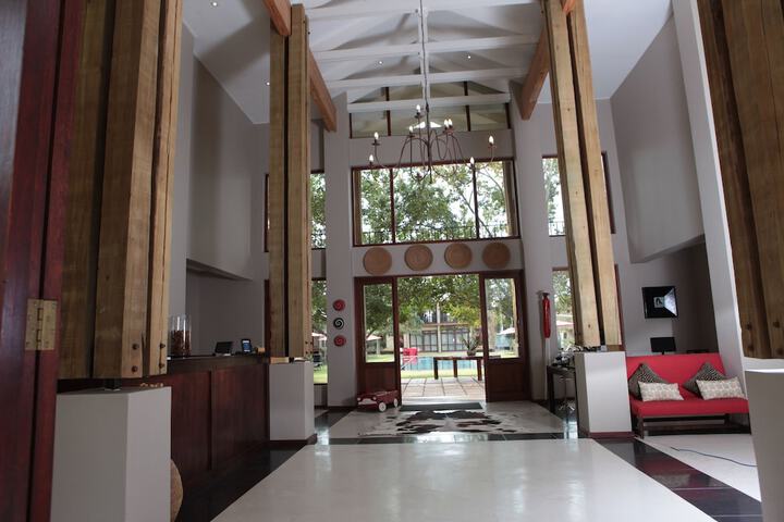 Interior entrance