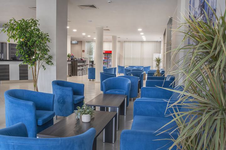 Lobby sitting area
