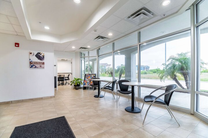 Lobby sitting area