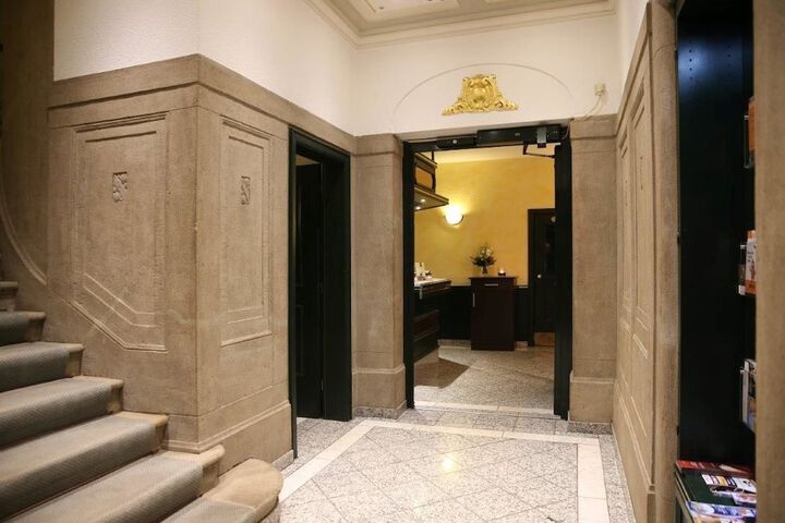 Interior entrance