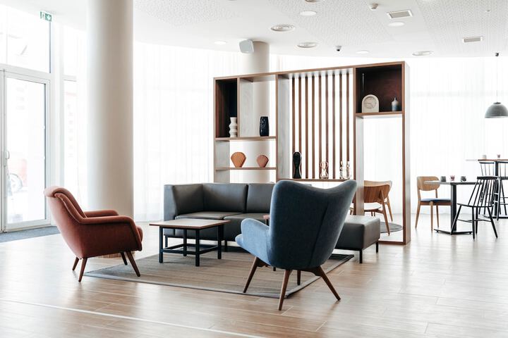 Lobby sitting area