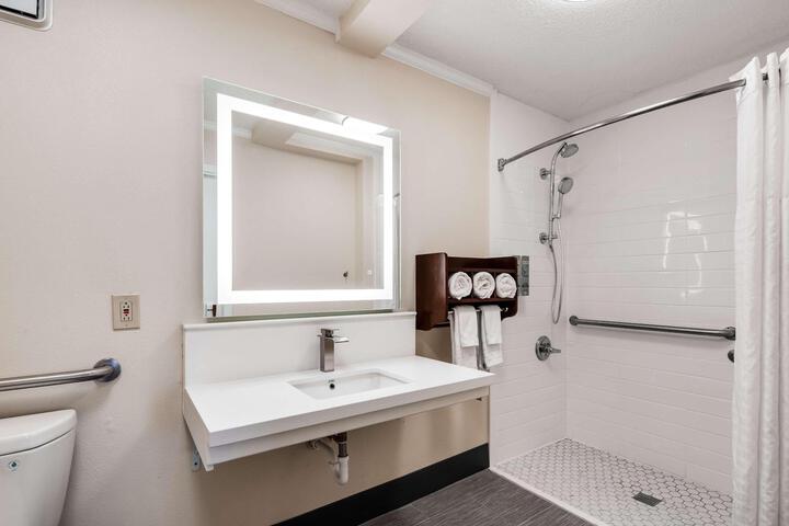 1 King Bed Work Desk Refrigerator WiFi Shower Only Full Breakfast (3 of 13)