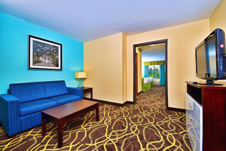 Suite 1 King Bed Sofa Bed Microwave and Refrigerator Full Breakfast (12 of 14)