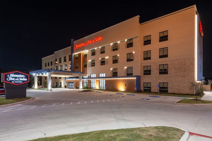 Front of property - evening/night