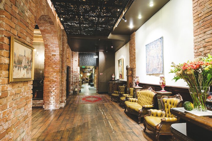 Interior entrance