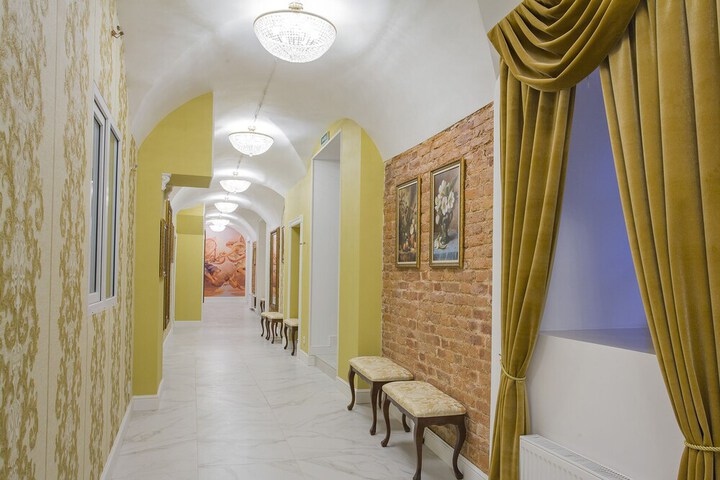 Interior entrance