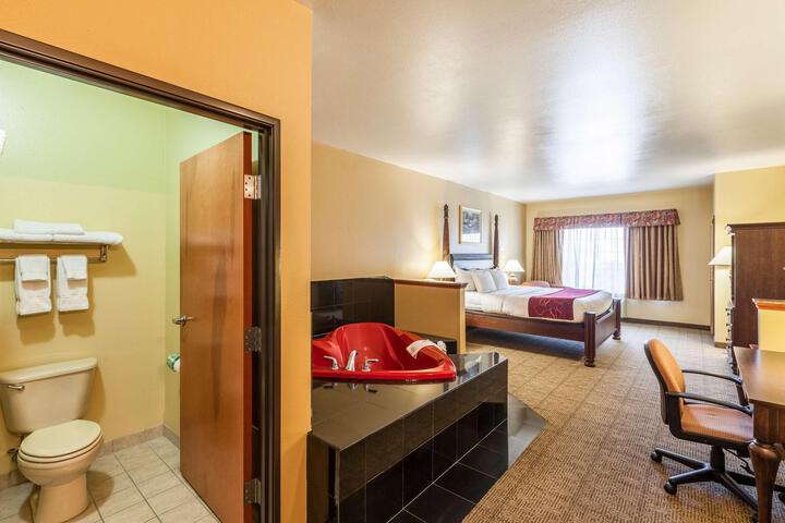 Suite 1 King Bed Microwave and Refrigerator Flat Screen Television Sofa Bed High Spe (12 of 12)