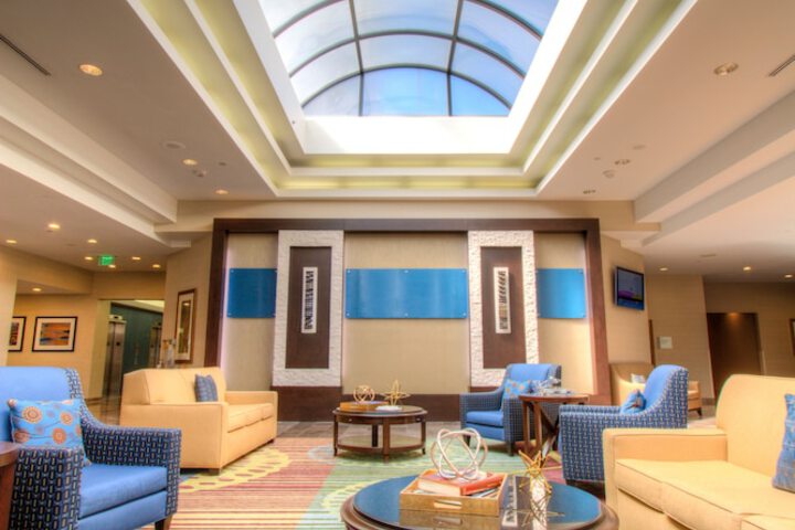 Lobby sitting area