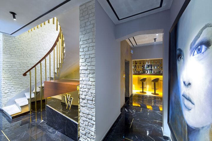 Interior entrance