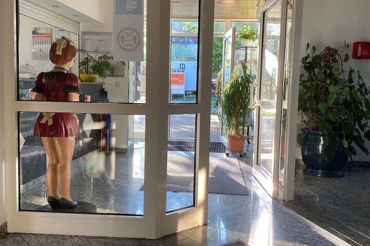 Interior entrance