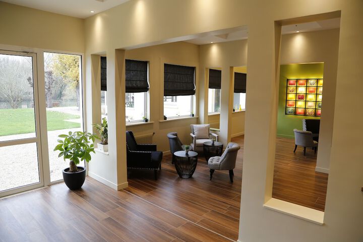 Lobby sitting area
