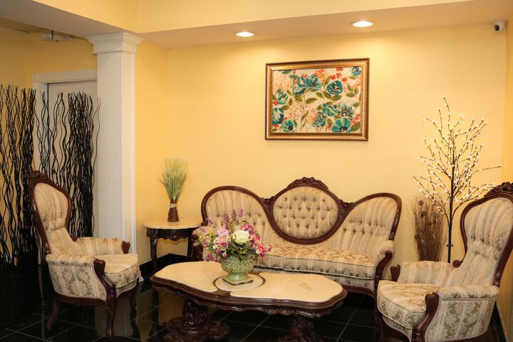 Lobby sitting area