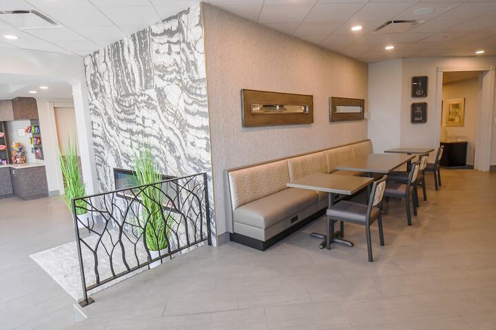 Lobby sitting area