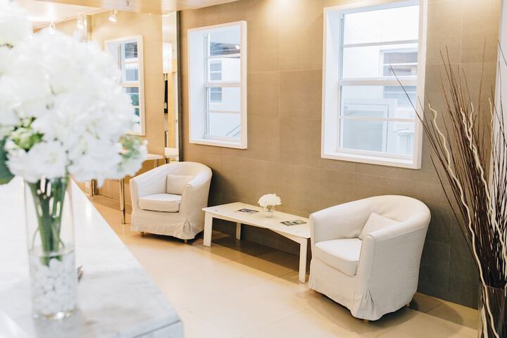 Lobby sitting area