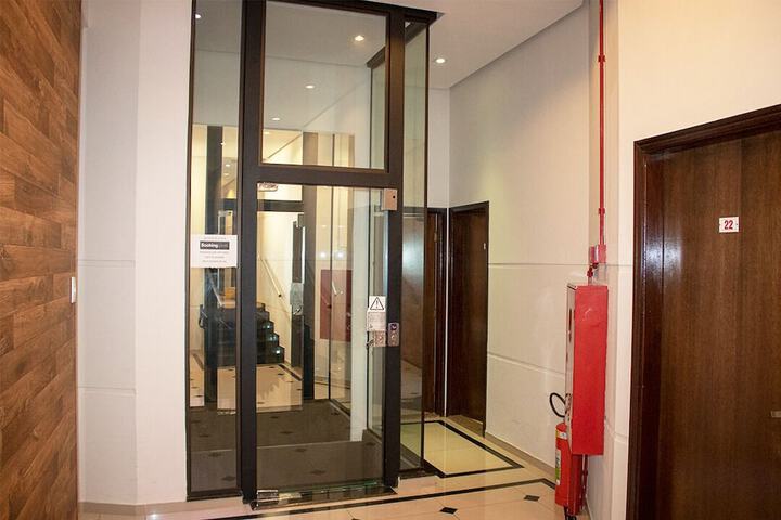 Interior entrance