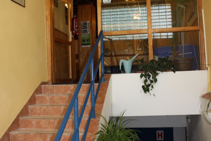 Interior entrance
