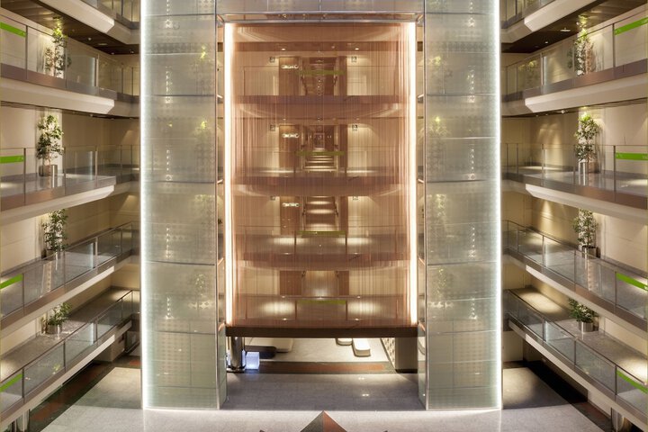 Interior entrance