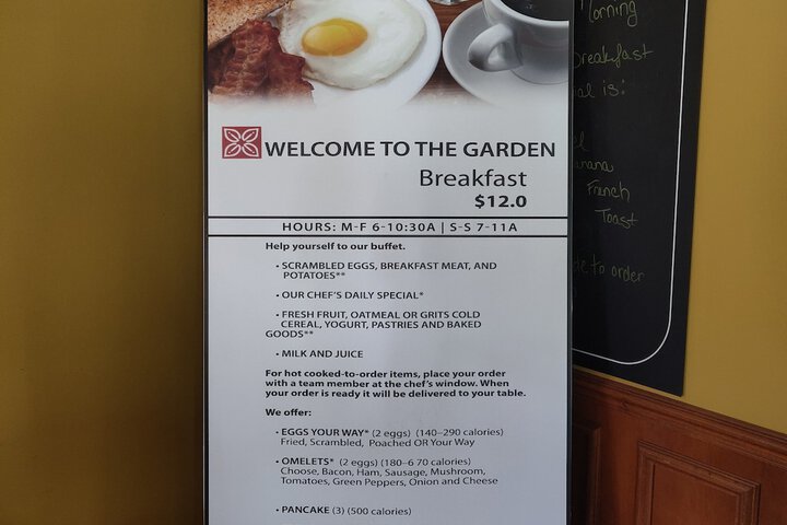 Breakfast buffet